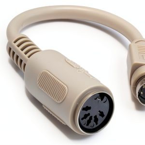 KENTEK PS/2 to AT Adapter Cable Beige 6in-0