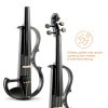 Vangoa Electric Violin 4/4 Student Model Black Solid Maple Body-3