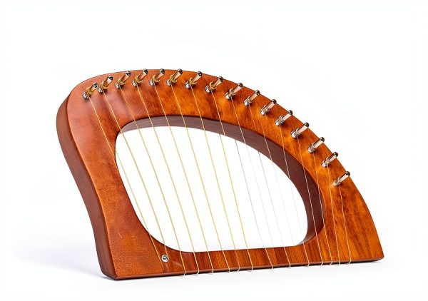 Donner 16-String Mahogany Lyre Harp DLH-003 Musical Instrument-4