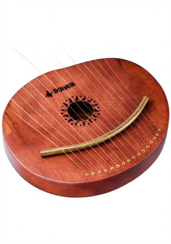Donner 16-String Mahogany Lyre Harp DLH-003 Musical Instrument-1