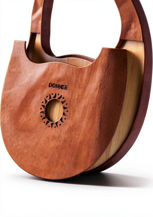 Donner 16-String Mahogany Lyre Harp DLH-003 Musical Instrument-2